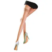 Pretty polly overknee-maillot
