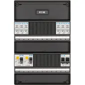 Eaton Groepenkast 6 Groeps 2X(2P)Aardlks + 2P Hfds 1F