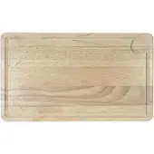 COSY&TRENDY VLEESPLANK 39X23X1,8CM RECHTHOEK RUBBERWOOD