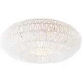 QAZQA Retro plafondlamp wit touw rond - Lina