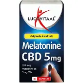 Lucovitaal 3x Melatonine CBD 5mg 30 tabletten