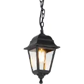 QAZQA Klassieke buiten hanglamp zwart IP44 - Capital