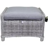 AVH-Collectie Kreta voetenbank 62x48xH42 cm grijs