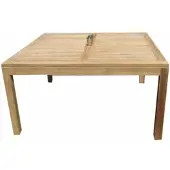 AVH-Collectie Selena dining tuintafel 160x160xH79 cm teak