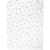 Clayre & Eef Grijze Keukendoek 50*70 cm DOF42