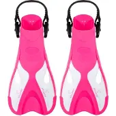 Atlantis Zwemvliezen Snorkelvin Pink White-Schoenmaat 36 - 41