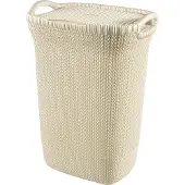 Curver Knit wasmand - 57 liter - oasis white