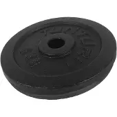 Tunturi Halterschijf - Halter gewichten - 1 x 5 kg - Ø 30 mm - Gietijzer - Incl. gratis fitness app