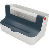 Leitz mobiele opbergdoos Cosy, draaggreep & deksel, tot A4, grijs
