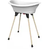 Thermobaby Vasco - baby badje met standaard - lelie wit