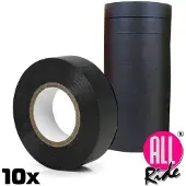 All Ride Lifetime Tools 4235 Insulating Adhesive Tape (10 Rolls) PVC 10 m x 18 mm Black
