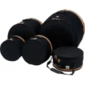 Tama POWER PAD DESIGNER COLLECTION DRUM BAG SET FOR 5PC DRUM KIT WITH 22"BD BLACK