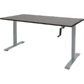 Schaffenburg Dextro Slinger Zit-sta-bureau Rechthoekig Eiken T-Voet 1.800 (B) x 900 (D) x 705 (H) mm Melamine