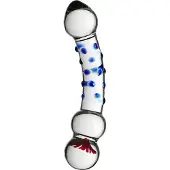Icicles - No. 18 Hand Geblazen Glazen Dildo