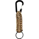 ABC-led Paracord Sleutelhanger Desert Camo - Karabijn