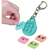 PIXIE CREW Pixie mozaiek sleutelhanger turqouise