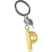 Metalmorphose Initialen Alfabet Sleutelhanger Letter P