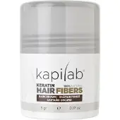 Kapilab Keratine Volumepoeder Donkerbruin - Geeft volume aan het haar - Verbergt haaruitval - 100% natuurlijk - 5 gram