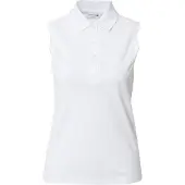Lacoste Slim Fit Dames Poloshirt wit, Effen
