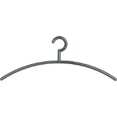 Wenko Kledinghanger Bob 46 X 17,5 Cm Polystyreen Antraciet