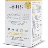 WHC Unocardio omega3 1000 + Vitamine D 60 St Capsules