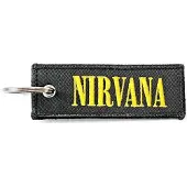 Rock Off Nirvana - Logo Sleutelhanger - Zwart