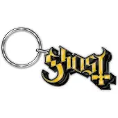 Rock Off Ghost - Logo Sleutelhanger - Geel/Zwart