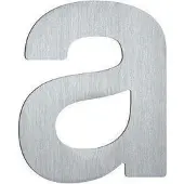 Artitec Mi Satori Huisletter A rvs mat 120 mm