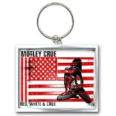 Rock Off Motley Crue - Red, White & Crue Sleutelhanger - Multicolours