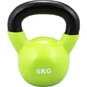 Trendy Sport Vinyl Kettlebell - Green - 6 kg