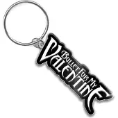 Bullet For My Valentine - Logo Sleutelhanger - Zwart/Wit