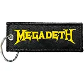 Rock Off Megadeth - Logo Sleutelhanger - Zwart