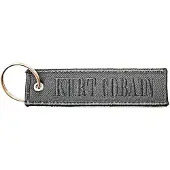 Rock Off Kurt Cobain - Logo Sleutelhanger - Zwart