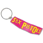 Rock Off Sex Pistols Sleutelhanger Classic Logo Roze/Geel