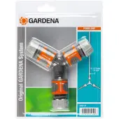 Gardena Tweezijdige Slangkoppelingset oranje en grijs 18287-20 online kopen