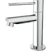 Best design Toiletkraan chroom-ribera uitloop recht 14 cm 1-hendel chroom