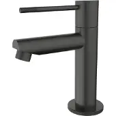 Best design Toiletkraan Moya-Ribera Uitloop Recht 14 cm 1-hendel Gunmetal