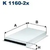 FILTRON Cabinefilter K1160-2x