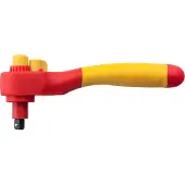 Wiha Ratelsleutel geïsoleerd | voor dopsleutels | omschakelbaar | 3/8" | 200 mm - 43052