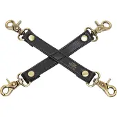 Fifty Shades of Grey - bondage kruisband - verstelbaar - zwart