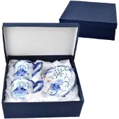 Ter Steege Kop en Schotel Molen Set 2 stuks in Geschenkdoos - Delfts Blauw - Holland