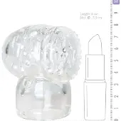 EasyToys Wand Collection – Opzetstuk Met Masturbator - Clear
