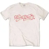 Ginza.se Aerosmith - Classic Logo Heren T-shirt - L - Creme