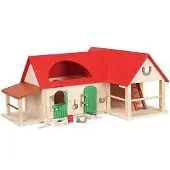Playwood - Houten paardenstal - 68 x 50 x 30 cm