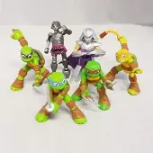 Teenage Mutant Ninja Turtles Speelset Ninja Turtles 6 figuren ca. 6,5 cm