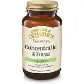 Essential organics Concentratie & focus puur (30 capsules)