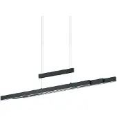 TRIO TRAJAN - Hanglamp - Zwart mat - incl. 1x SMD 45W - Hoogte en lengte verstelbaar - Touch dimmer - Traploos instelbare lichtkleur - Verlichting omhoog en omlaag