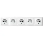 Busch-Jaeger Inbouw Wandcontactdoos Set5