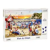 The House of Puzzles Fish and Chips Puzzel 1000 stukjes