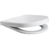 Plieger Kansas toiletzitting met softclose en quick release mat wit